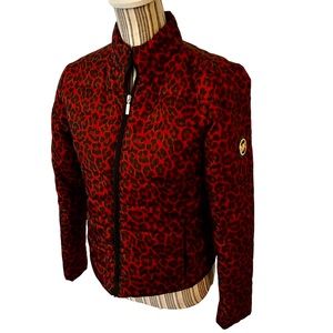 Authentic Michael Kors Leopard Print Jacket
